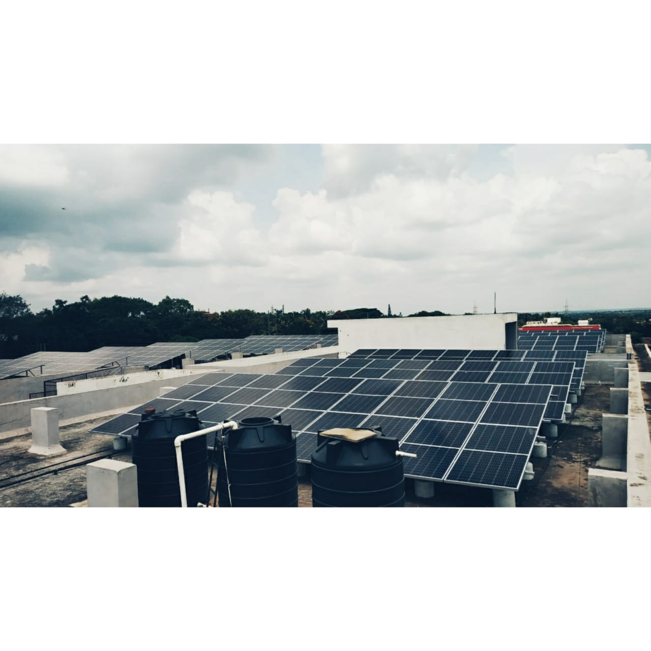 NTTF Dharwad 5 Solar Panels installed at site