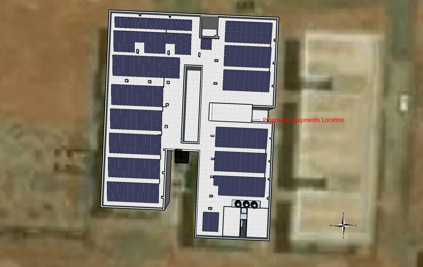 3-D model prepared on SketchUp NTTF Dharwad 8 3-D model prepared on SketchUp